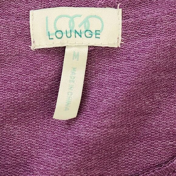 LOGO by Lori Goldstein Knit Tunic Top Size Medium Purple - Picture 10 of 10